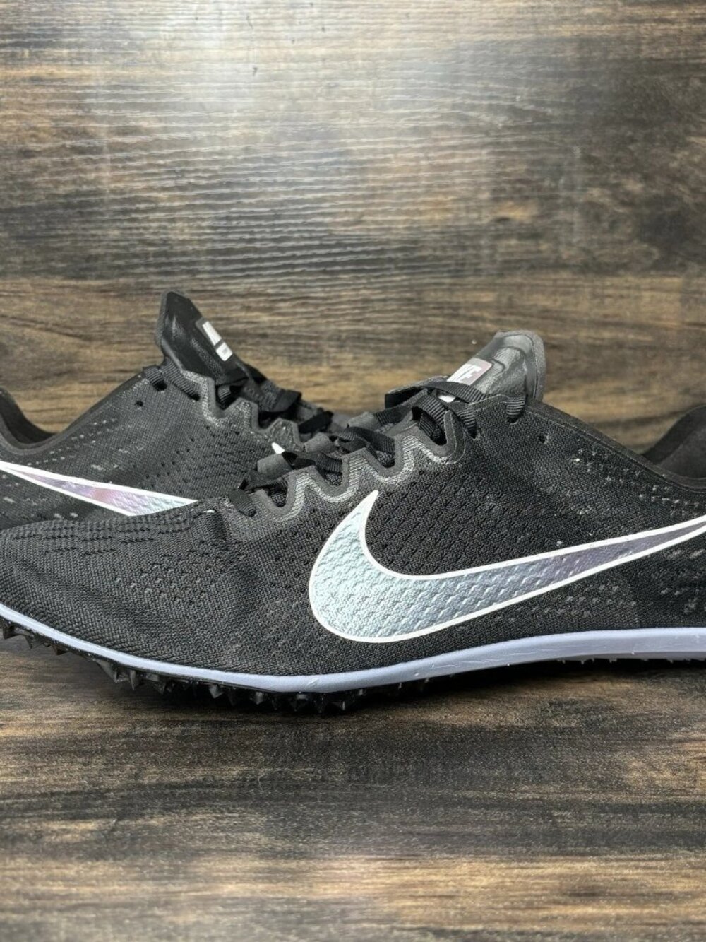 NEW Nike Zoom Victory 3 Track & Field Spikes Black W/No Spikes Sz 14 835998-003